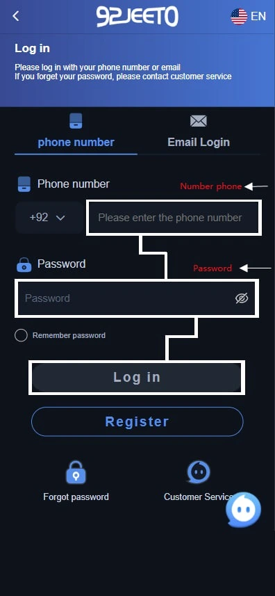 92 Jeeto Login